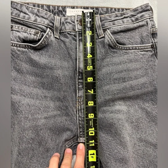 Topshop Straight Jeans | Women’s W28 L32 | Gray Wash - Picture 3 of 8